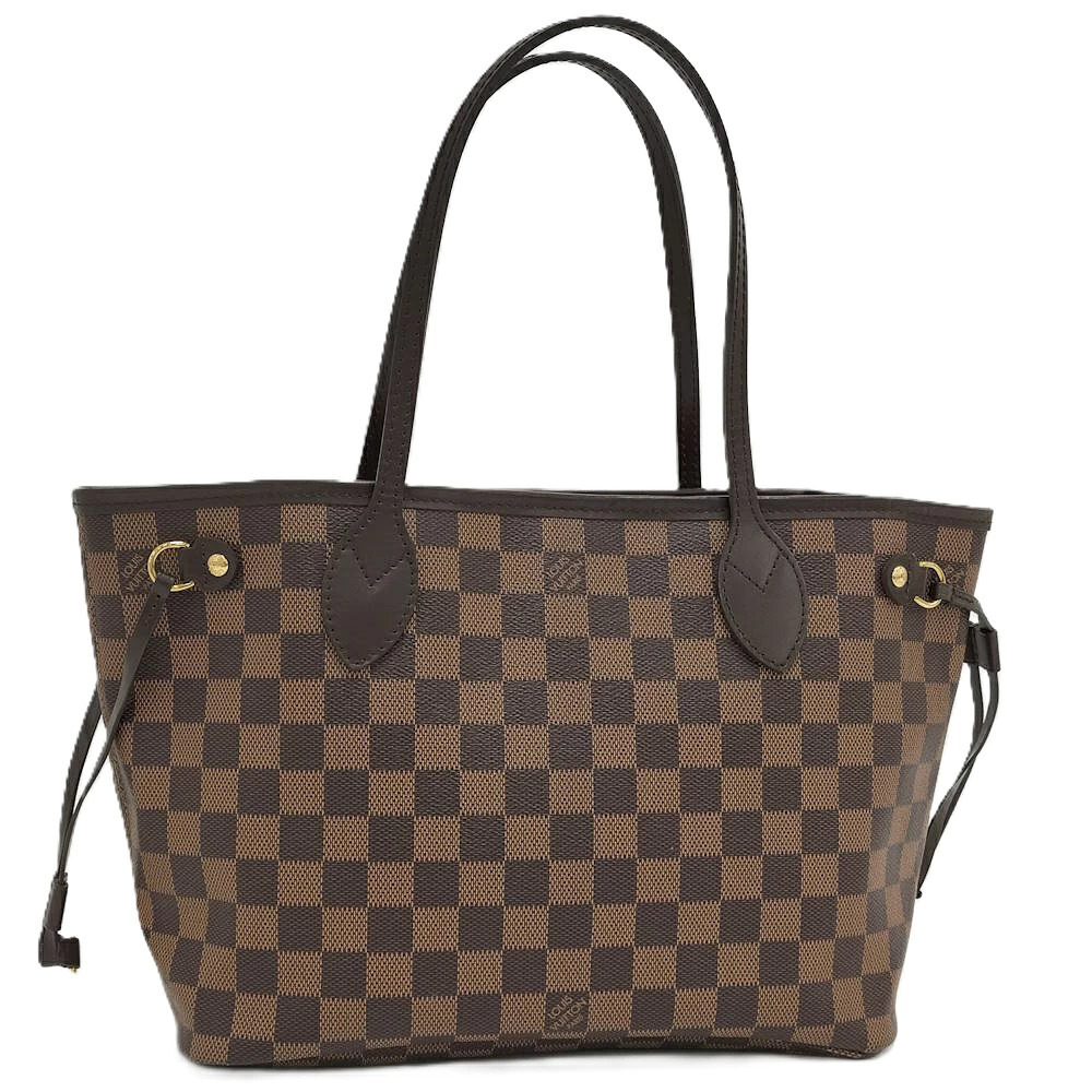 Louis Vuitton Neverfull Tote Bag Damier Ebene Brown